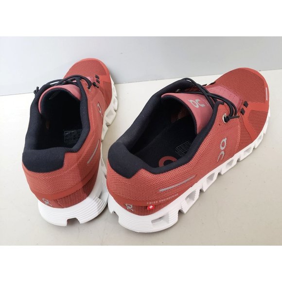 On Running Red and Black Sneakers Lightweight Performance - Picture 2 of 5